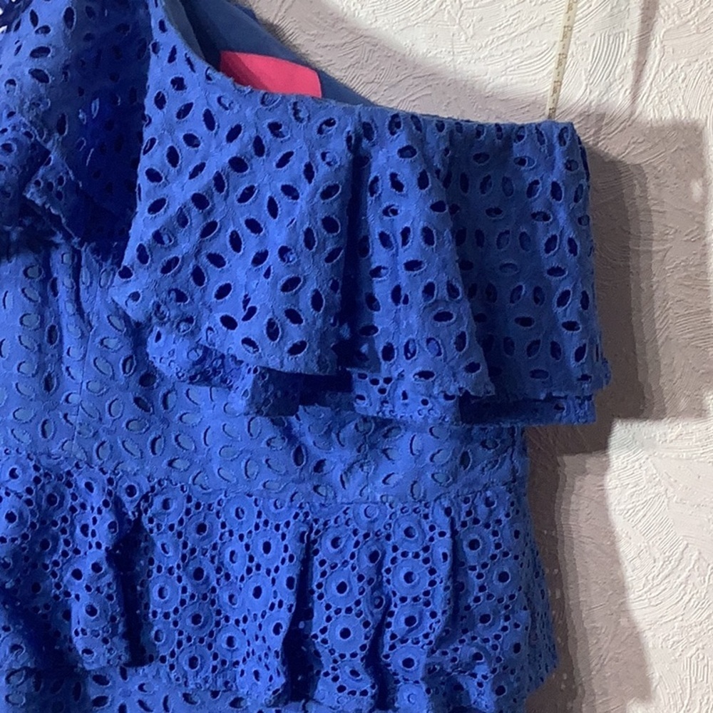 Lilly Pulitzer NEW - Sz 0 - Oval flower petal eyelet - Josey Dress - Picture 5 of 11